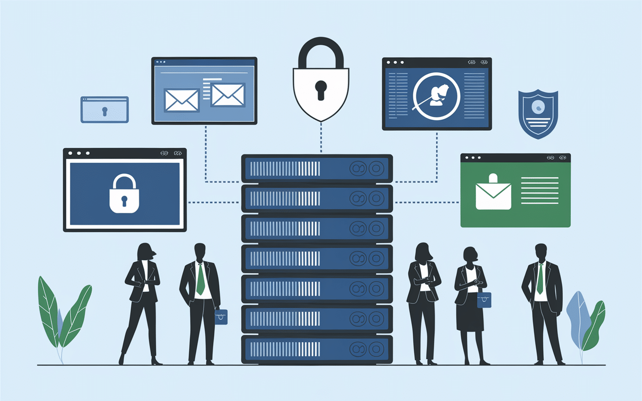 illustration messagerie securisee convergence bordeaux education