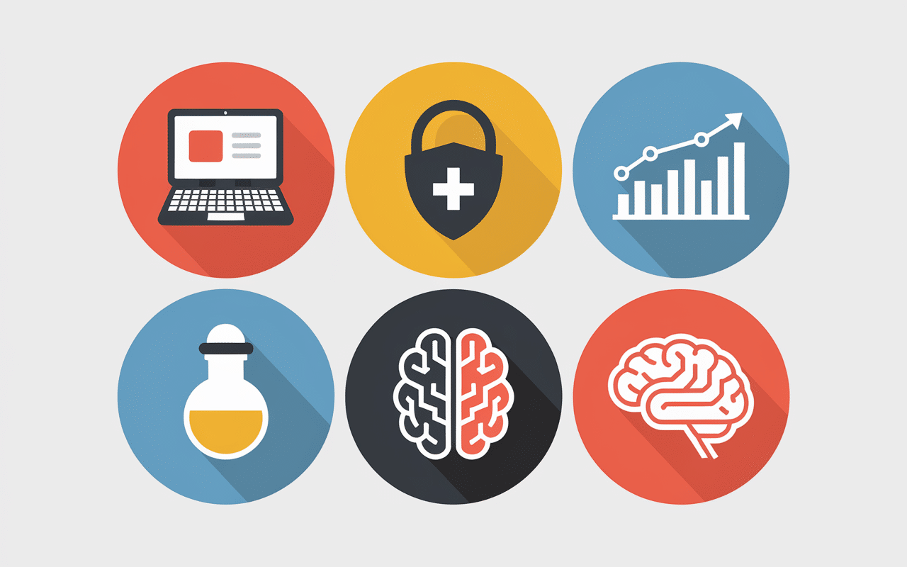 infographie digital actu fr icônes thematiques numeriques
