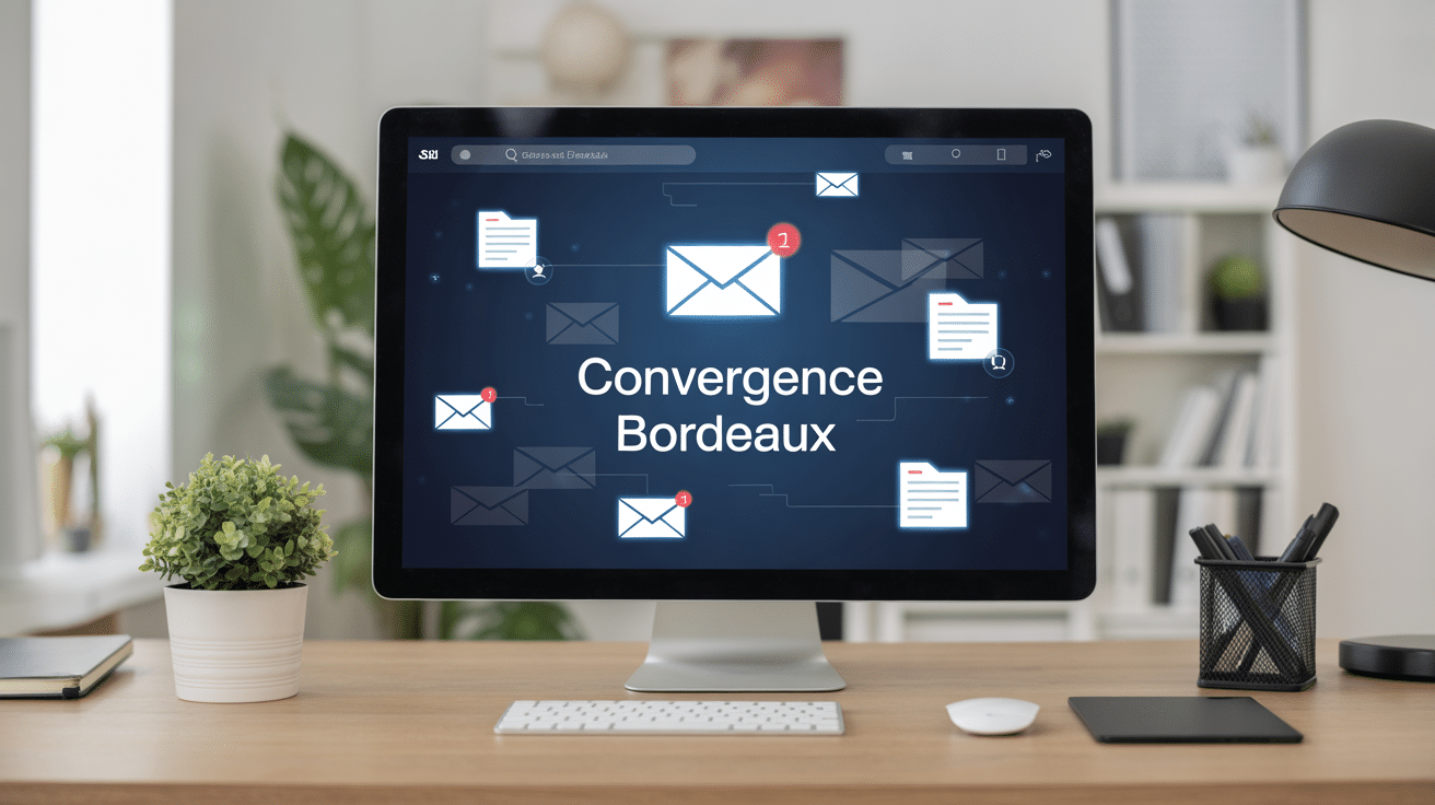 interface messagerie convergence bordeaux bureau moderne