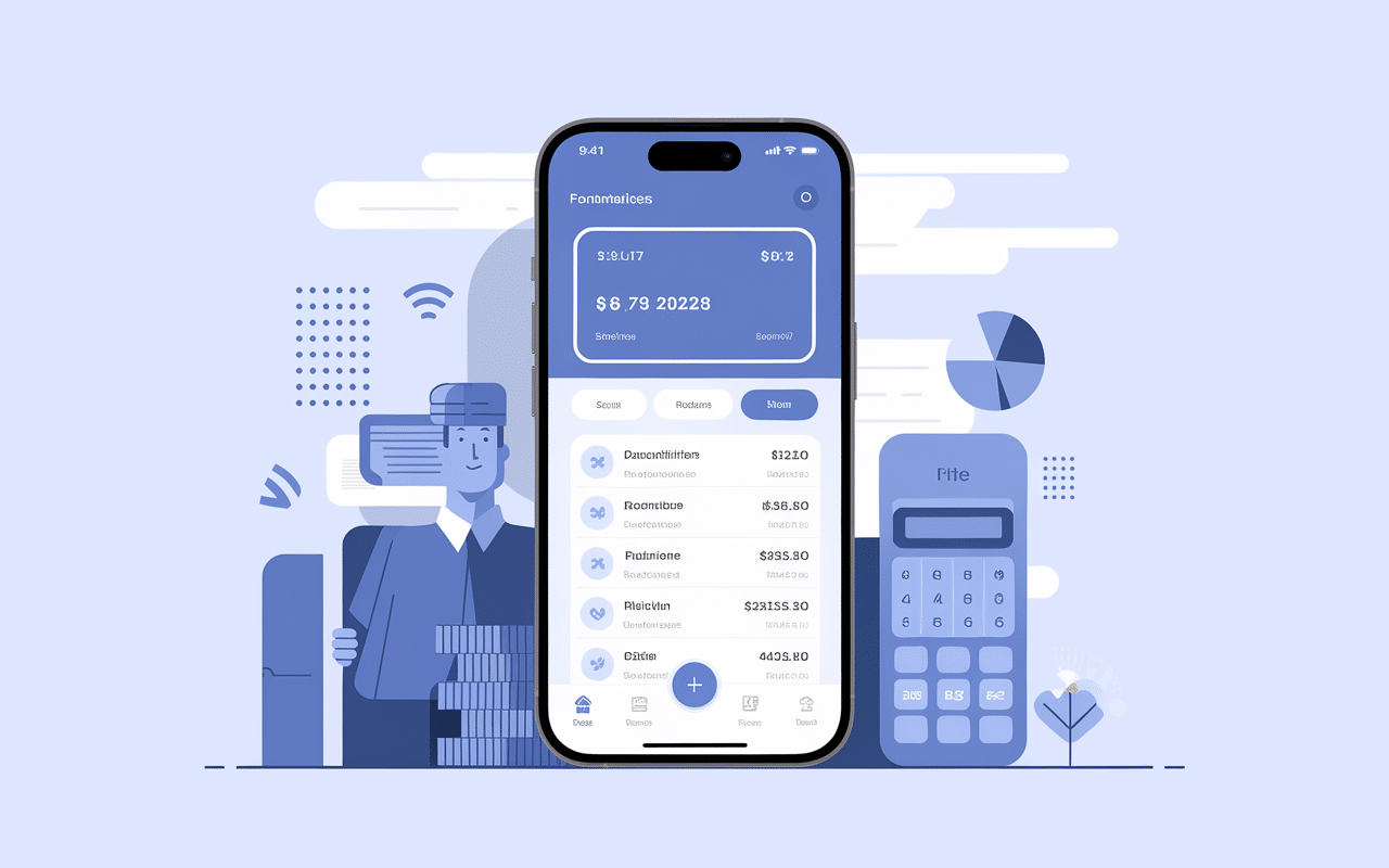 Interface application n2f gestion financiere mobile