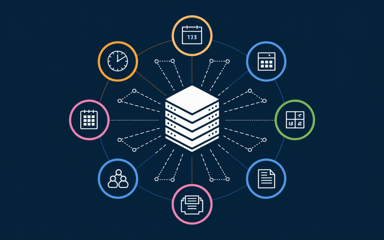 Schéma PGI GTA avec modules interconnectés