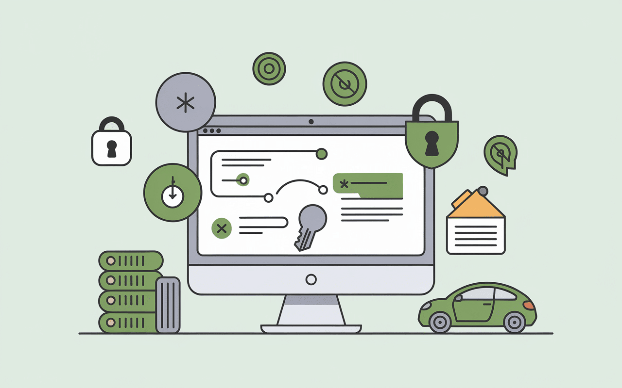 Interface configuration sécurité messagerie