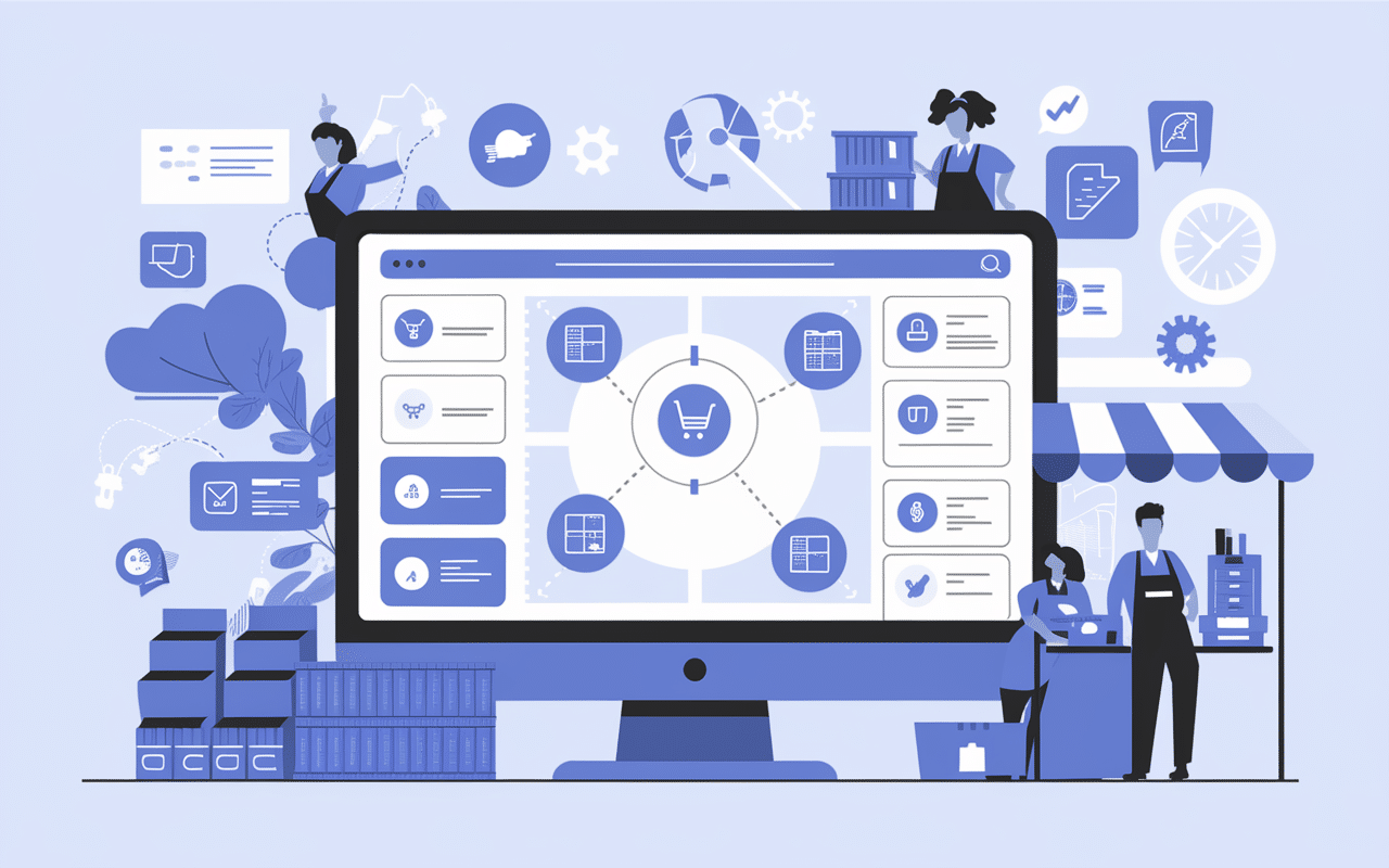 Tableau de bord Menlog SI commerçants