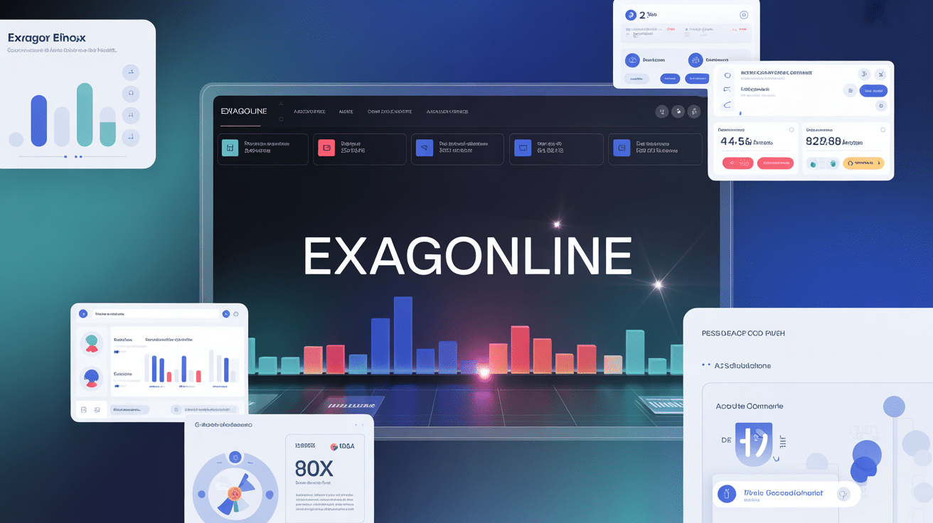 Interface tableau de bord Exagonline