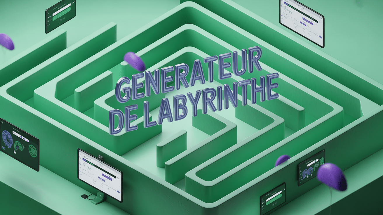 Vue technologique d'un générateur de labyrinthe