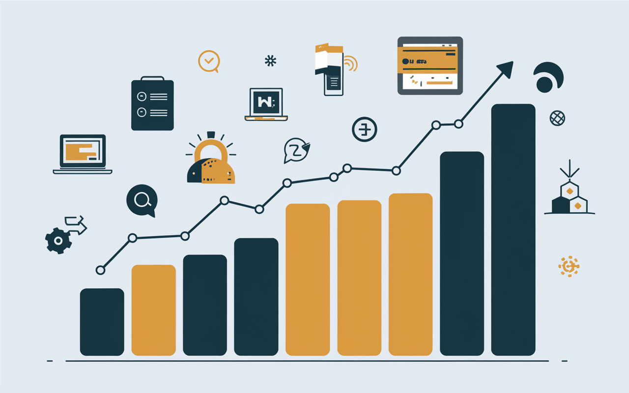 Impact du rachat de LinkedIn par Microsoft, graphique de croissance