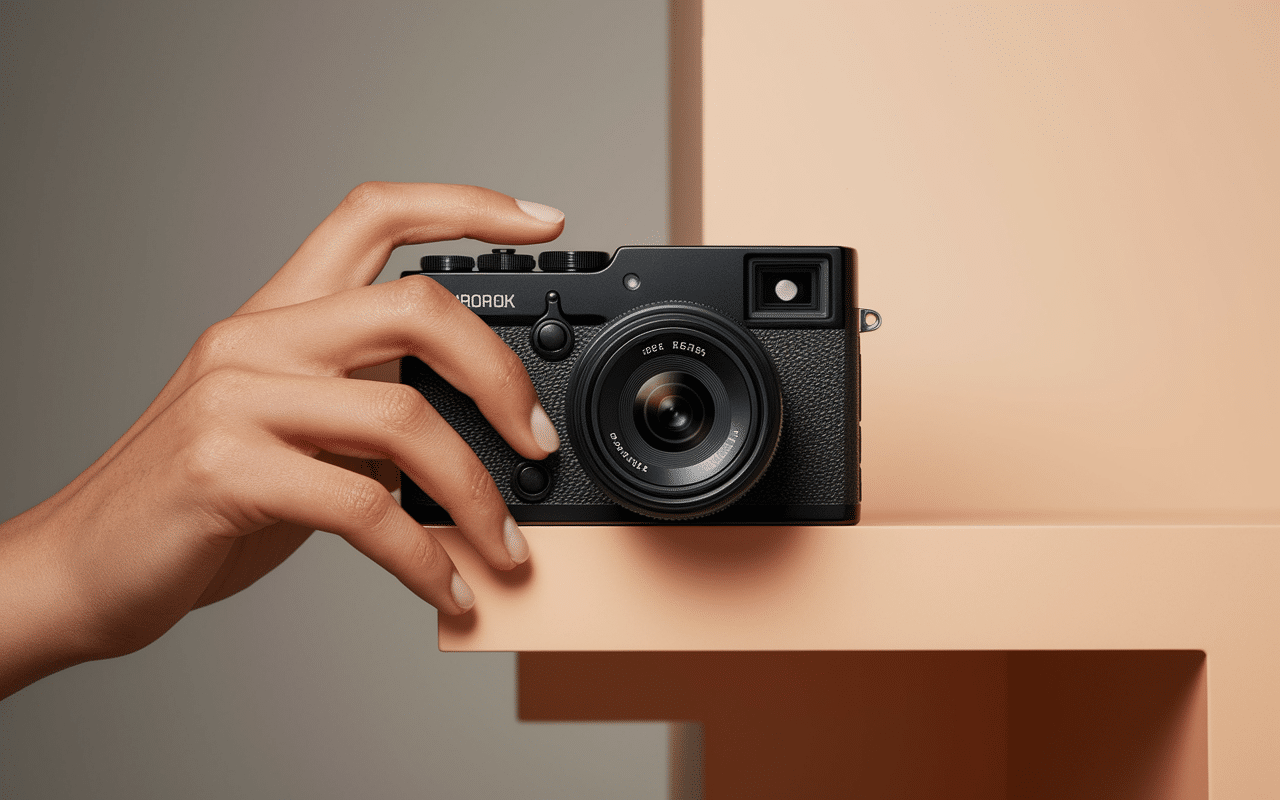 Kodak Pixpro FZ55 en main pour design