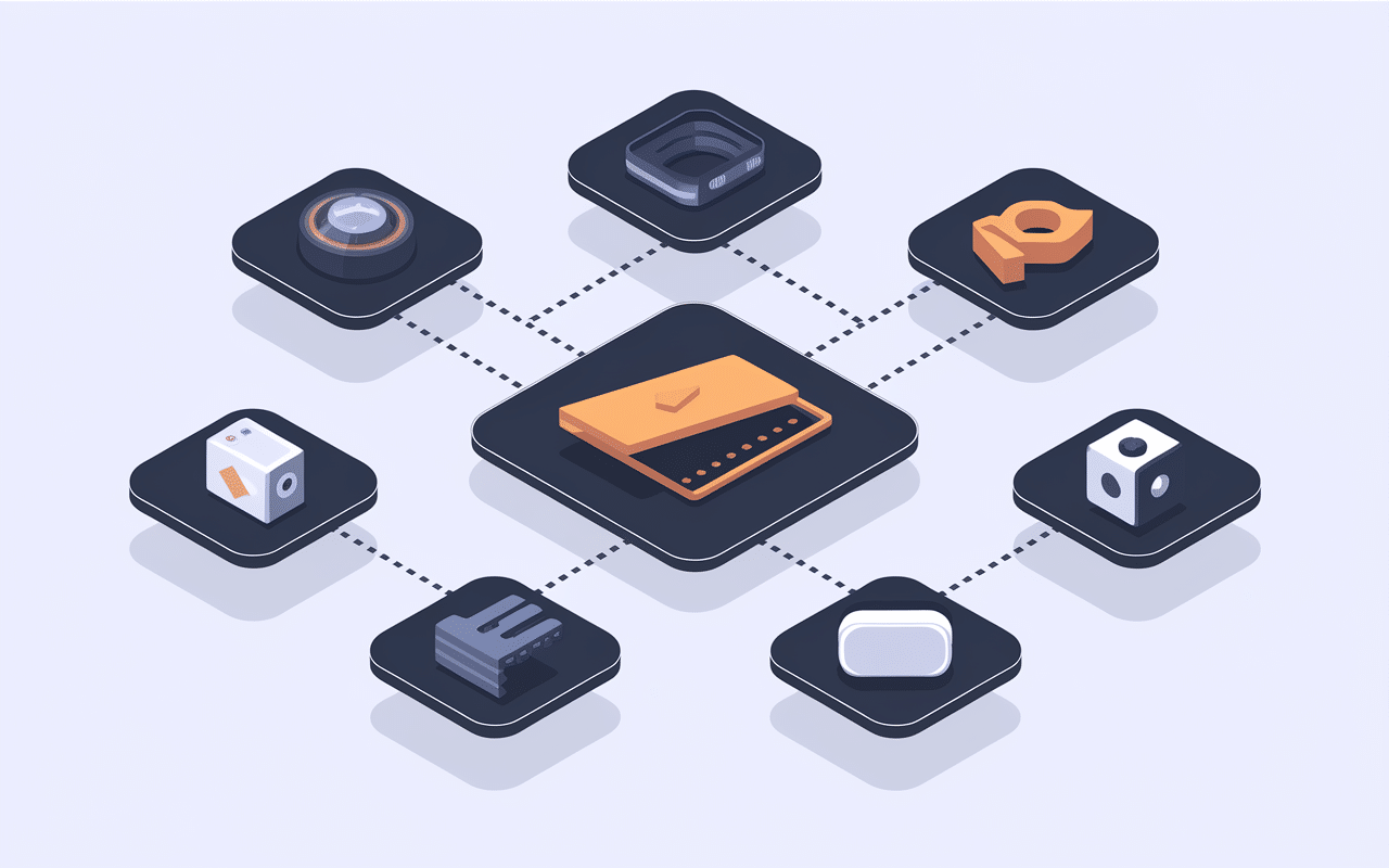 Interface de l'application LEIAPIX avec formats 3D