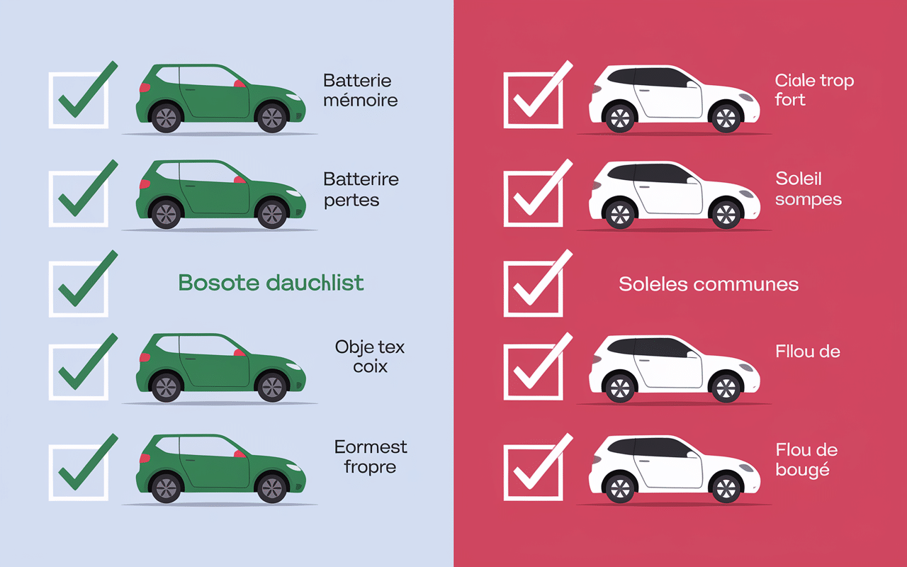 Checklist et erreurs avec Lumix FZ300 pour débutants