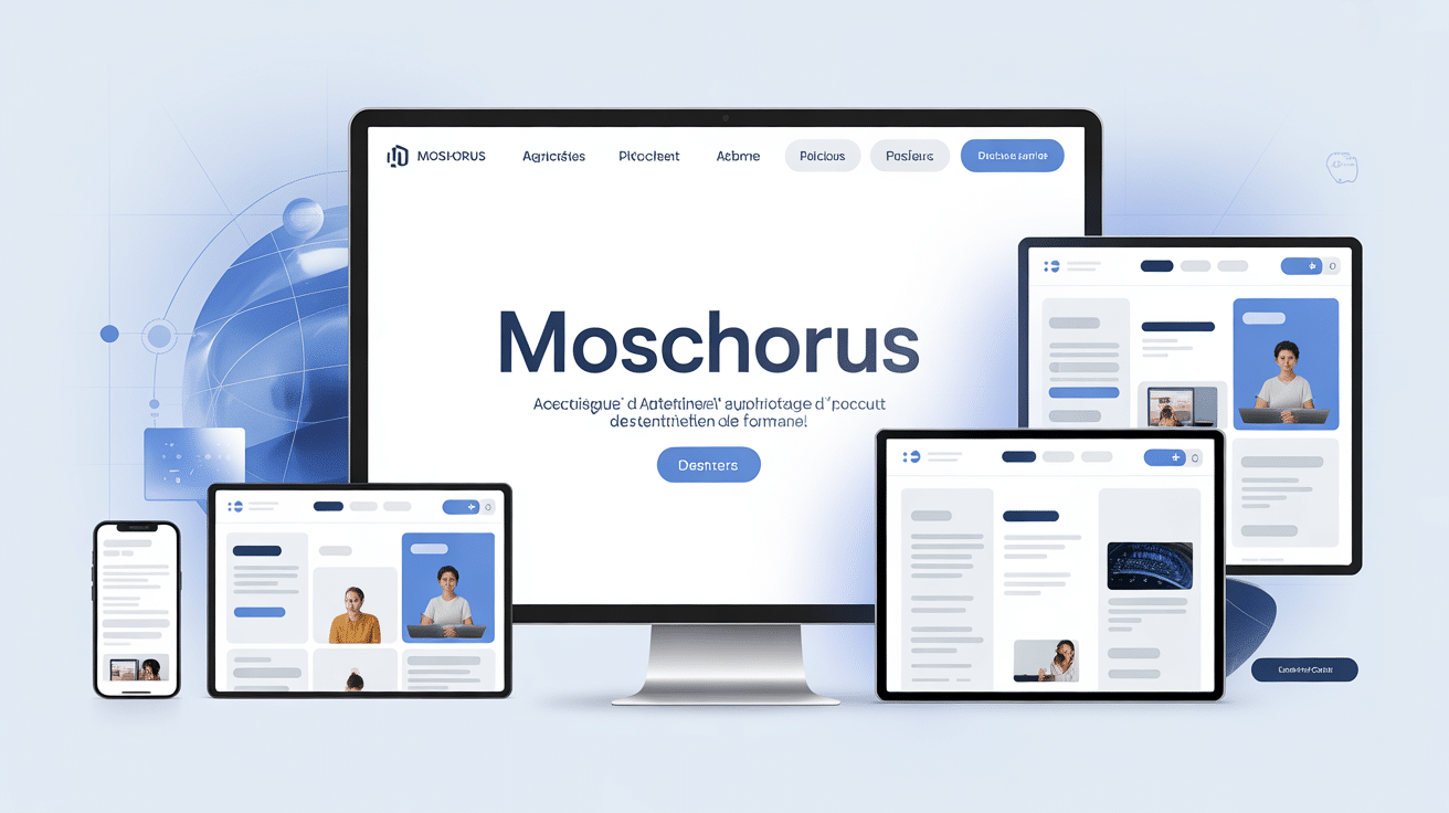 Interface Moschorus sur ordinateurs et mobiles