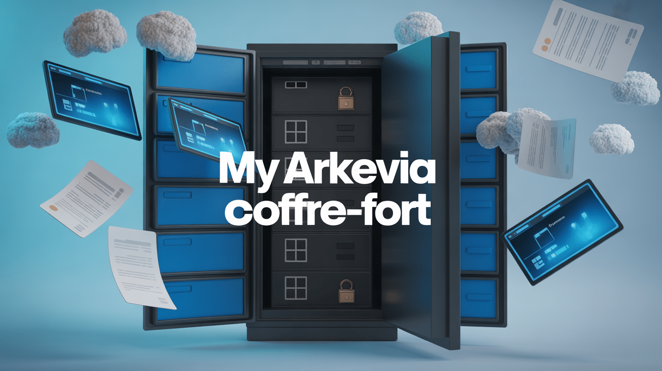 Interface digitale My Arkevia Coffre-Fort