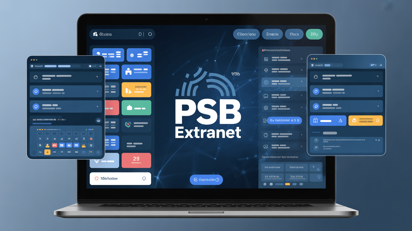 PSB Extranet avec tableaux de bord étudiants