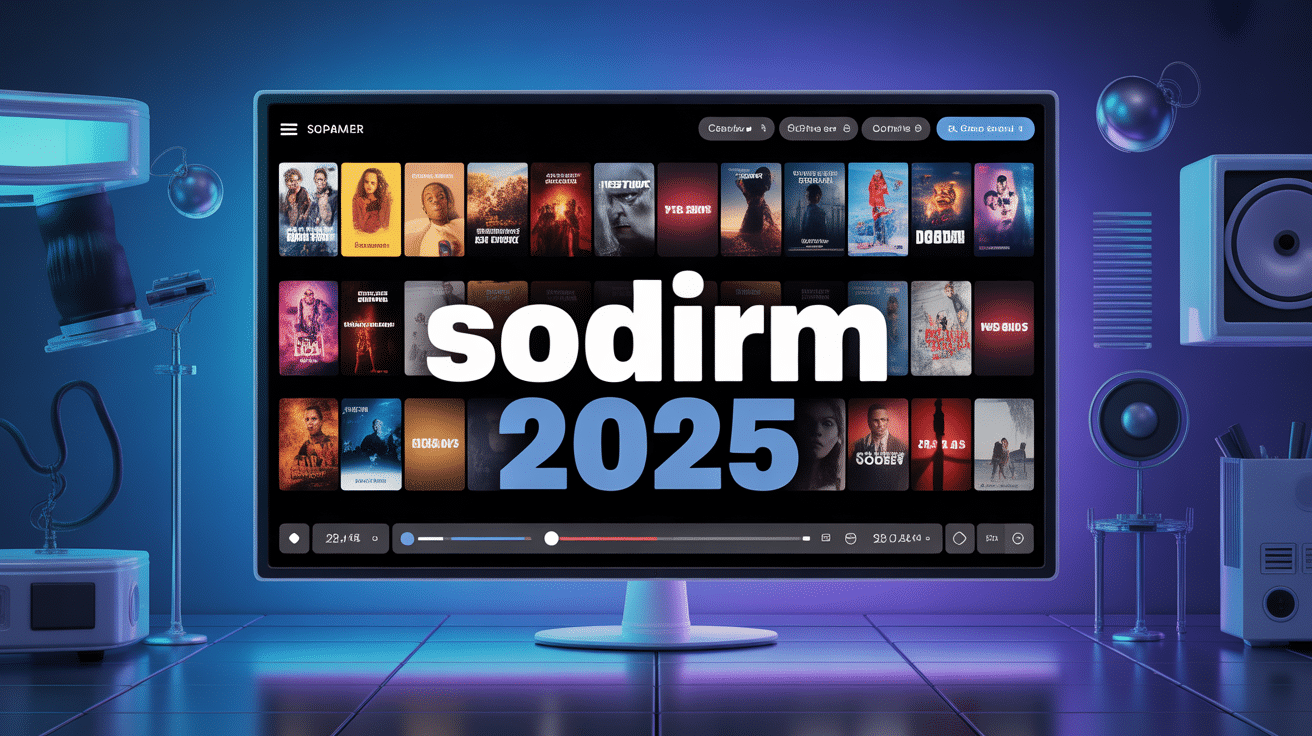 Interface plateforme streaming Sodirm 2025
