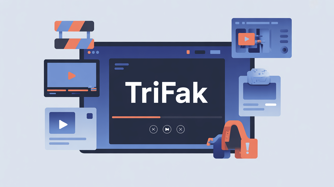 Interface Trifak sur écran