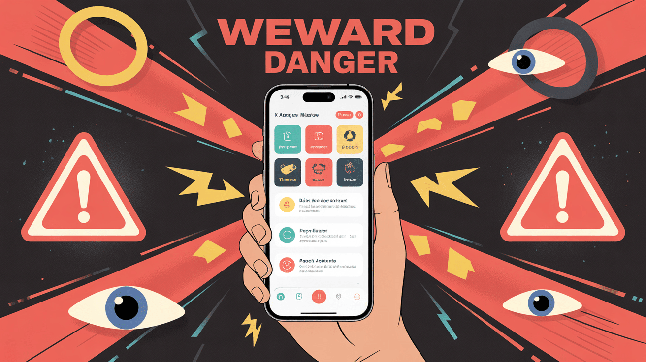 weward danger smartphone sécurité