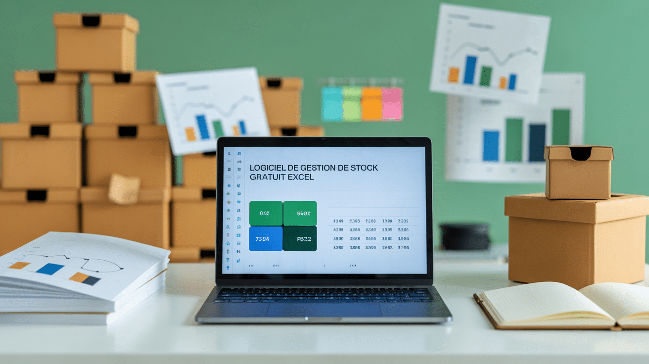logiciel gestion de stock excel gratuit sur ordinateur avec inventaire