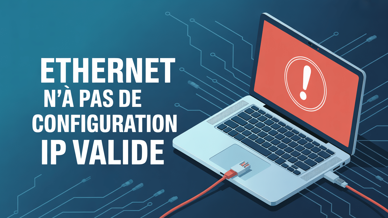 ethernet n'a pas de configuration ip valide ordinateur erreur