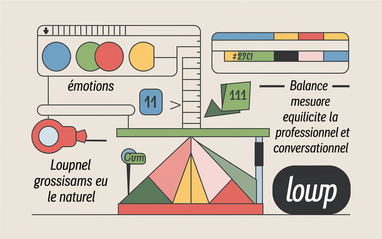 Tableau de bord outils pour humaniser un texte