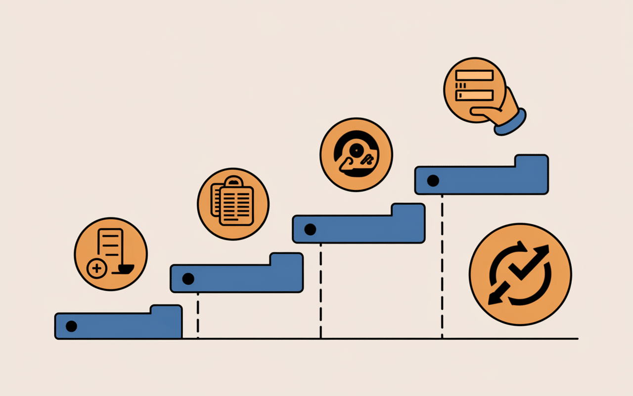 Infographie installation kb5048652 étapes clé windows