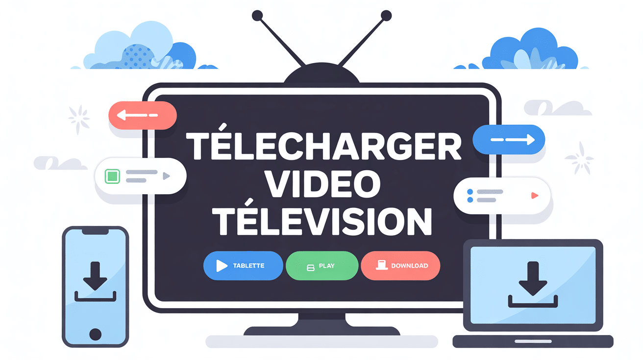 tf1 downloader vidéo illustration téléchargement multiples appareils