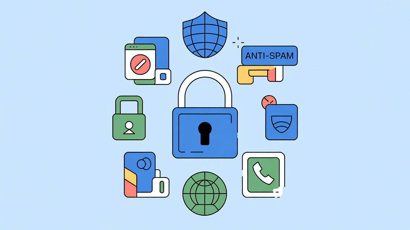 Bouclier protection contre 0270 spam