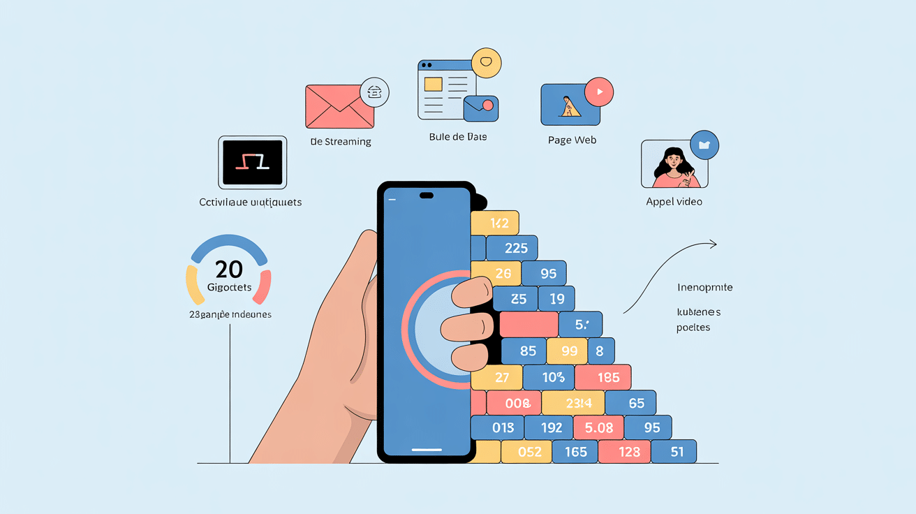 explication 20 go internet combien de temps usages quotidiens