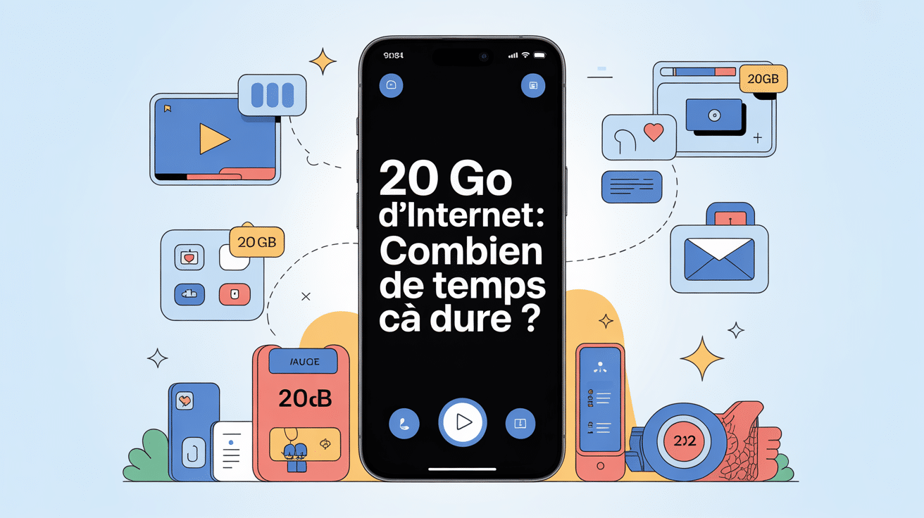 illustration 20 go internet combien de temps smartphone
