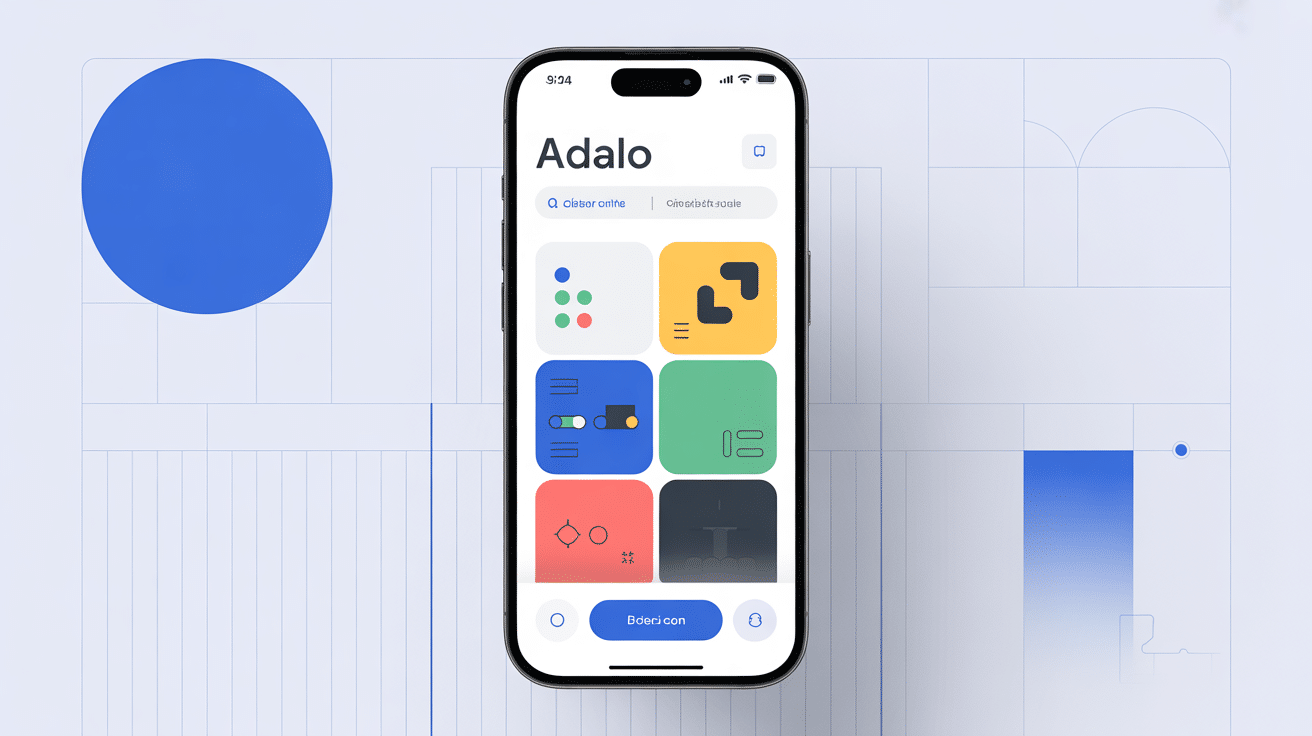 interface adalo création app mobile no-code