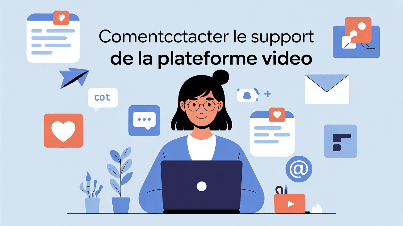 illustration comment contacter youtube pour un problème support