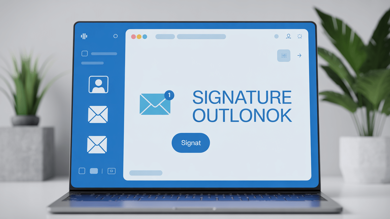 comment créer une signature sur outlook zone signature