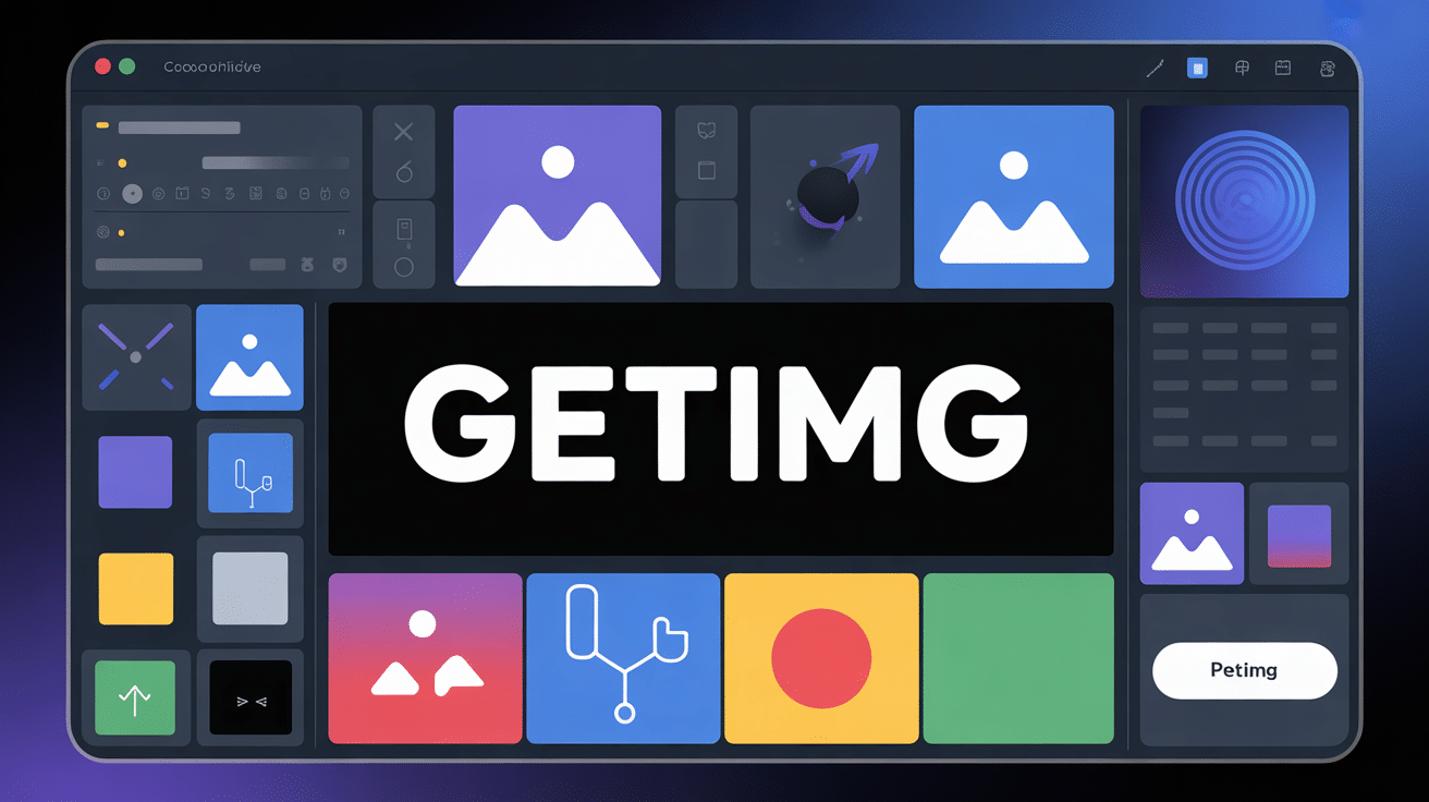 getimg interface d'application IA moderne