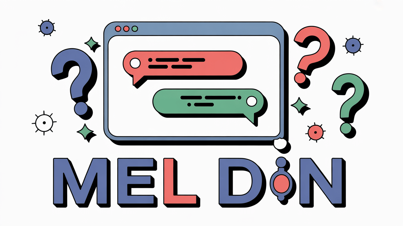 illustration mel din ordinateur bulles dialogue