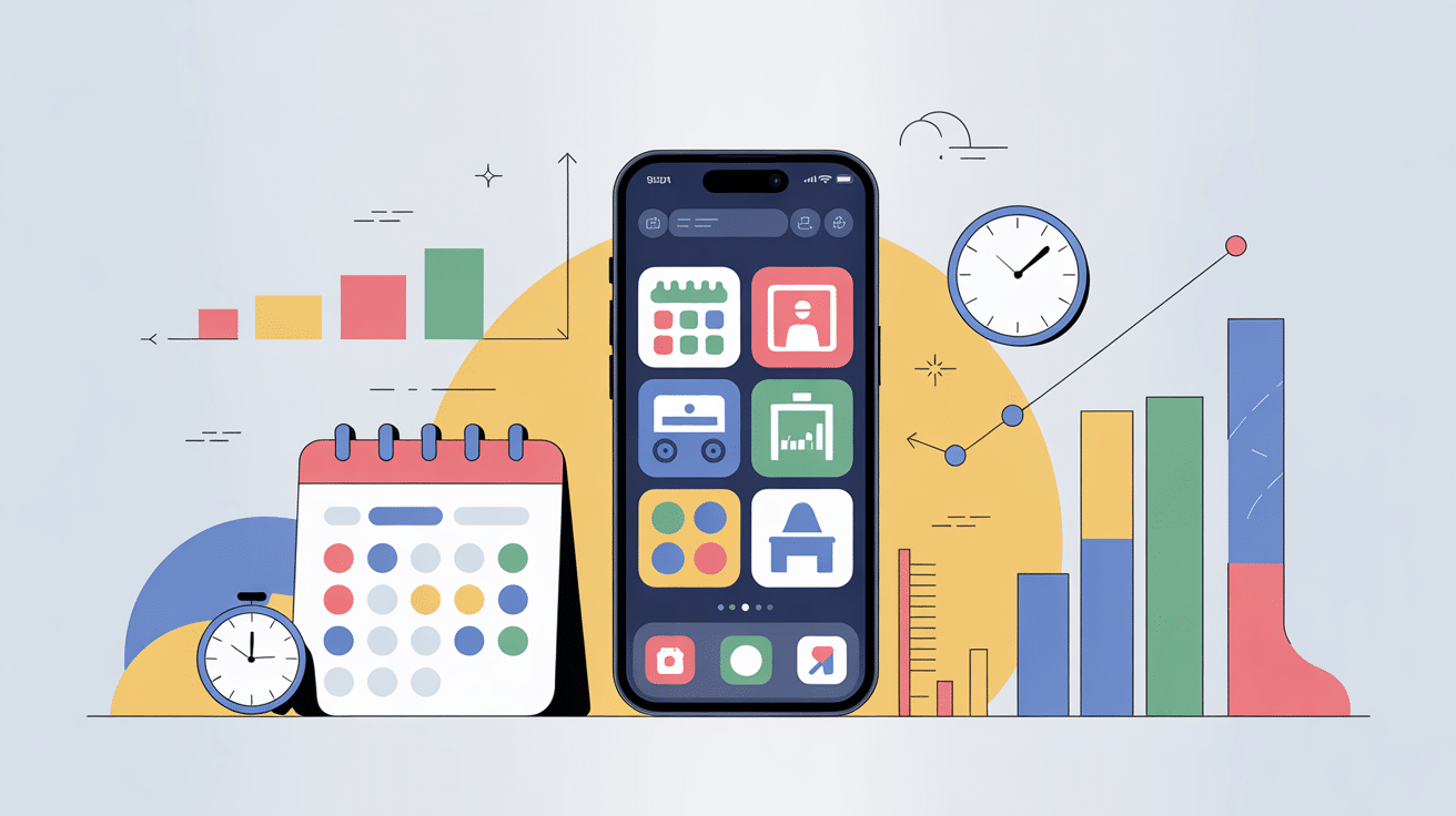 Organisation nomades apps Paris smartphone productivite