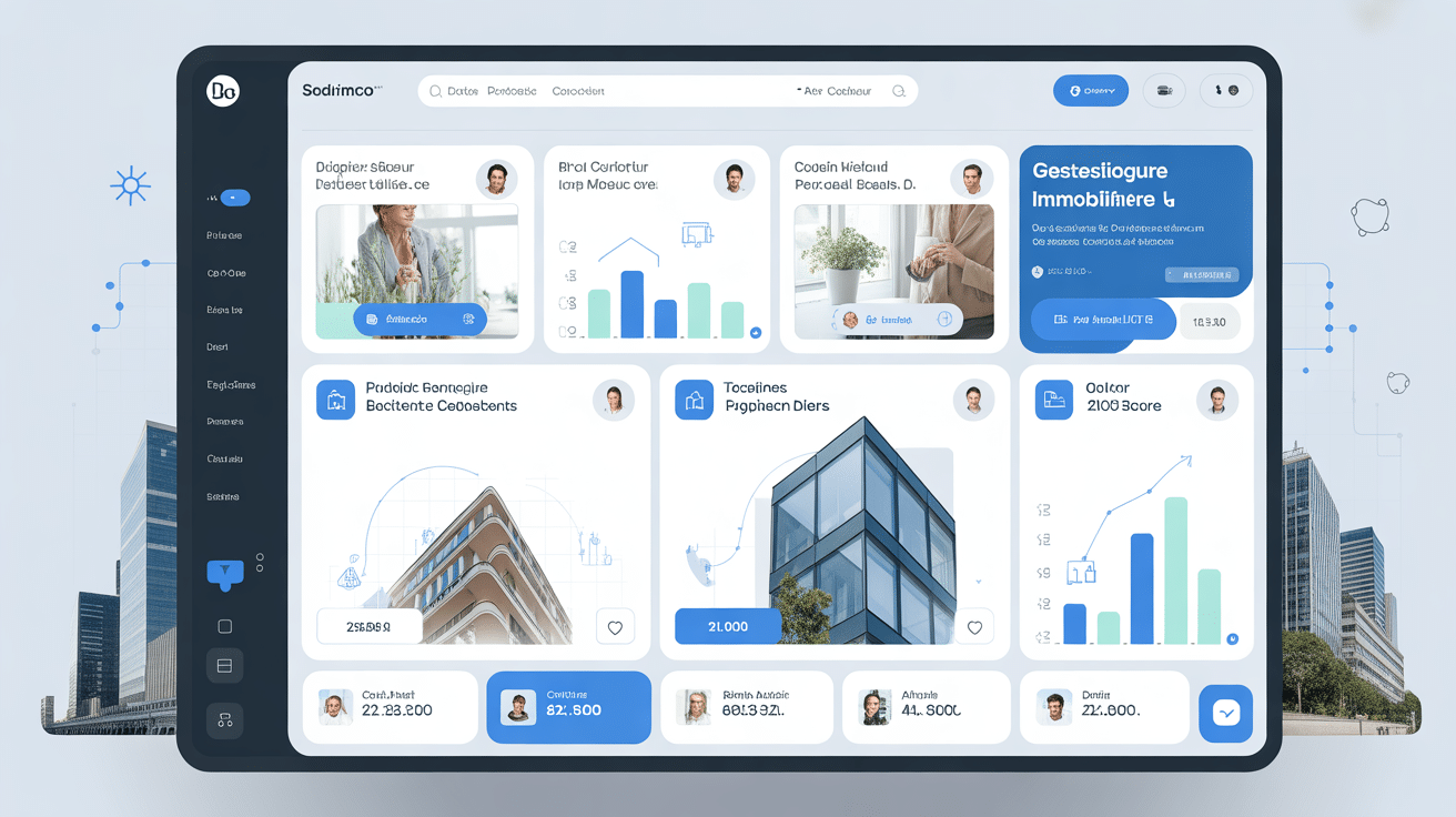 dashboard sodirm.com moderne gestion immobilière numérique