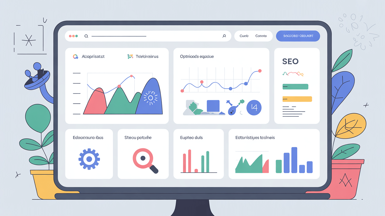 Square Space dashboard SEO performances