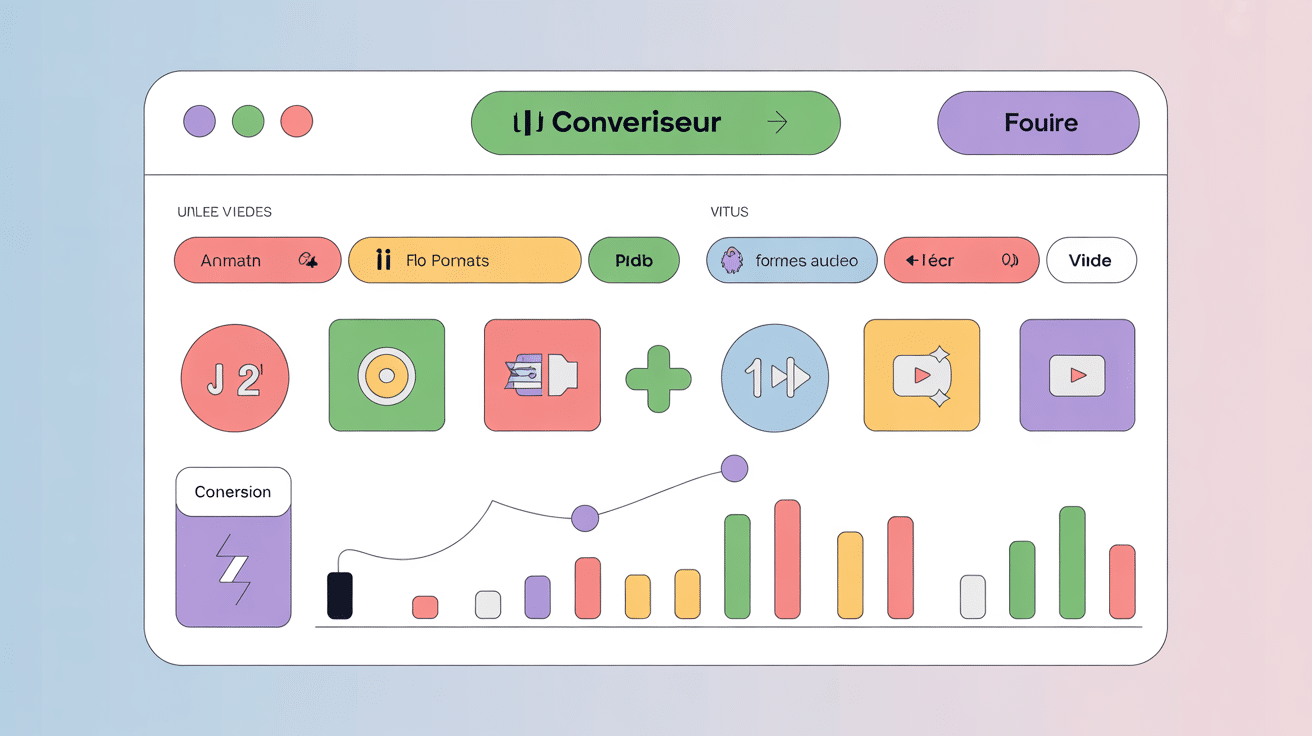 Fonctionnalités Youzik convertisseur audio vidéo