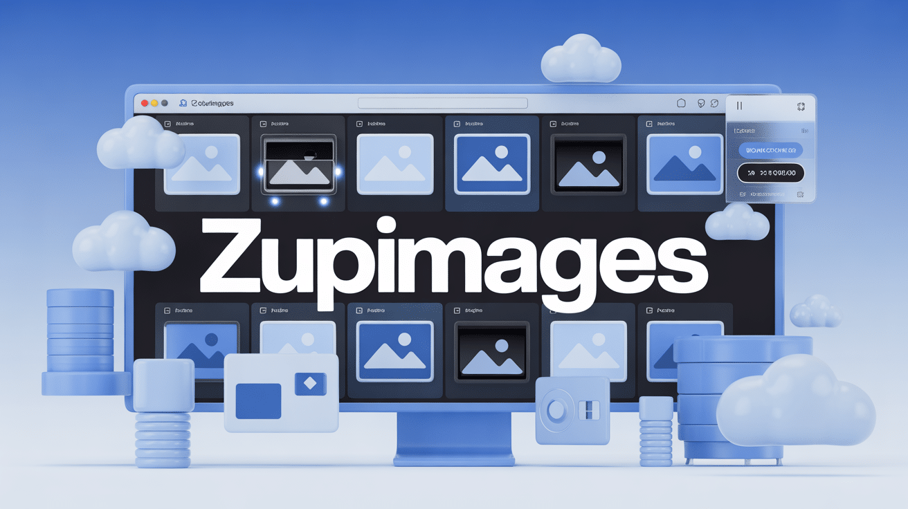 interface zupimages téléchargement images