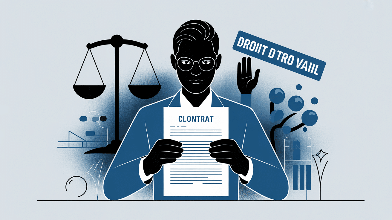 Illustration clauses abusives droit du travail contrat