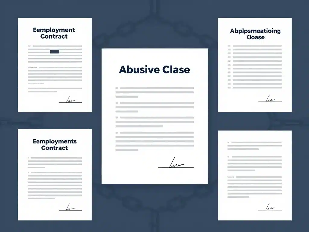 Types clauses abusives droit du travail contrat