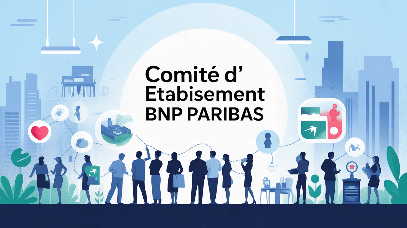 Illustration comite etablissement bnp paribas role dans la vie des salaries