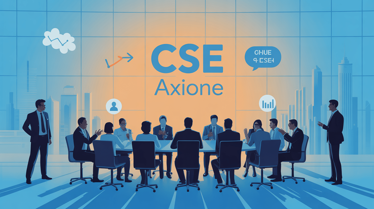 CSE Axione : élus et salariés réunis en entreprise