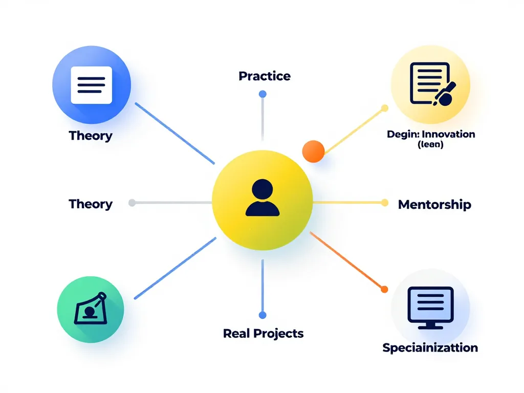 Schéma conceptuel des modules design and innovation academy