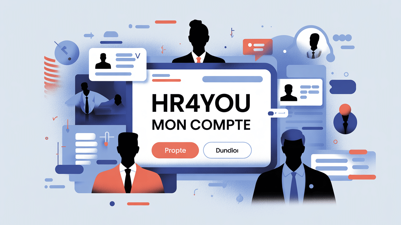Illustration HR4You mon compte gestion RH en ligne