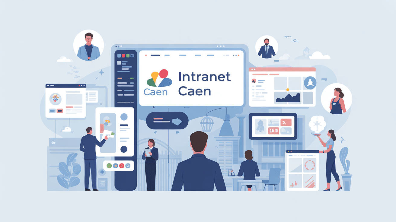 Interface intranet caen agents Ville de Caen