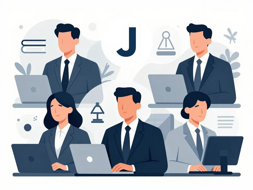 Professions qualifiées metier en j illustration