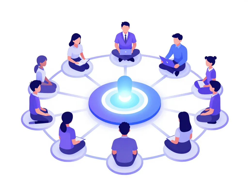 Métaphore centrale netyparéo purple campus écosystème