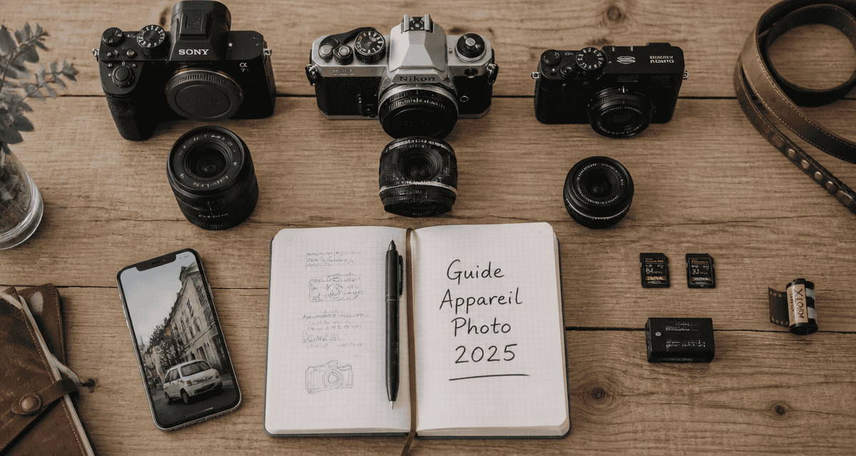 comparatif appareil photo hybride reflex compact 2025