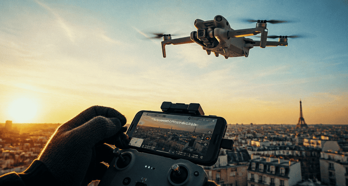 Meilleur drone 2024 vol urbain Paris
