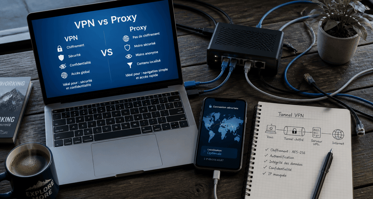 vpn vs proxy sur ordinateur et smartphone