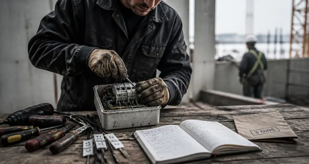 Offre d’emploi 3000 euros net sans diplome : électricien en chantier